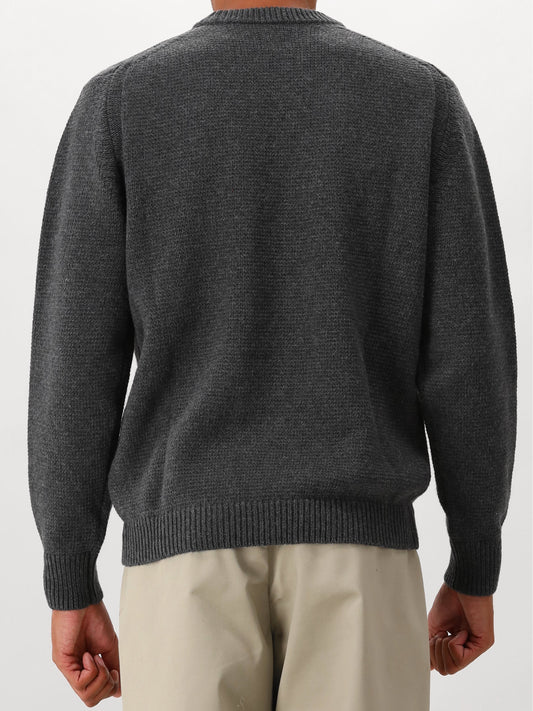 C.P. Company Gebreide Trui Grijs Lambswool Mixed