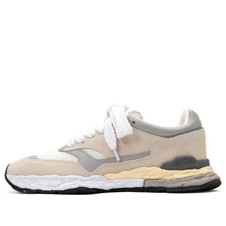 Maison MIHARA YASUHIRO GEORGE OG Sole Mix Material Low-top Sneaker 'White' A10FW701-WHT