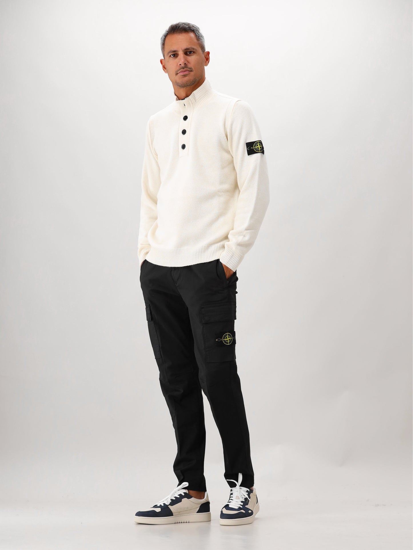 Stone Island Cargobroek Zwart
