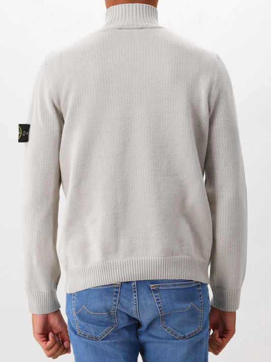 Stone Island Gebreide Trui Grijs