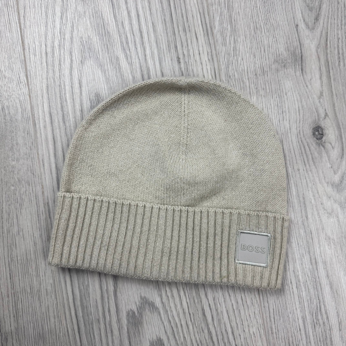 Hugo Boss 'Akaio' Beanie - Light Beige