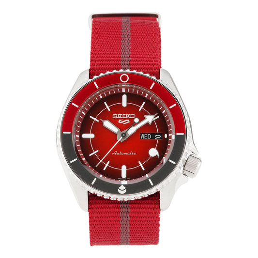Men's SEIKO No. 5 Naruto Crossover Limited Edition Athleisure Casual Sports Commemorate Mechanical Watch SRPF67K1
