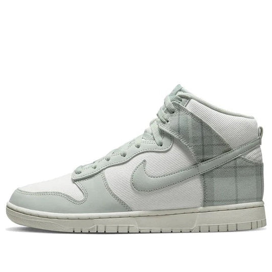 NIKE DUNK HIGH SE TARTAN PLAID WHITE