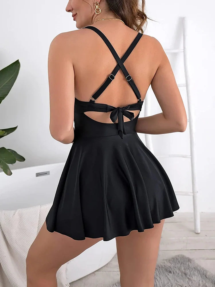 Tummy Control Slimming One-Piece Swimsuit