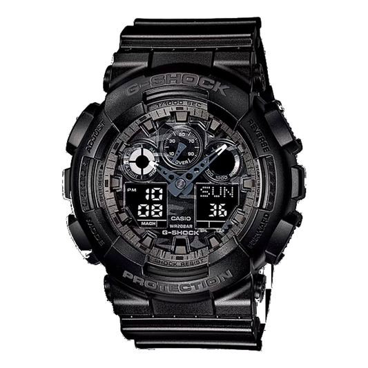 CASIO G-Shock Analog-Digital 'Black' GA-100CF-1A
