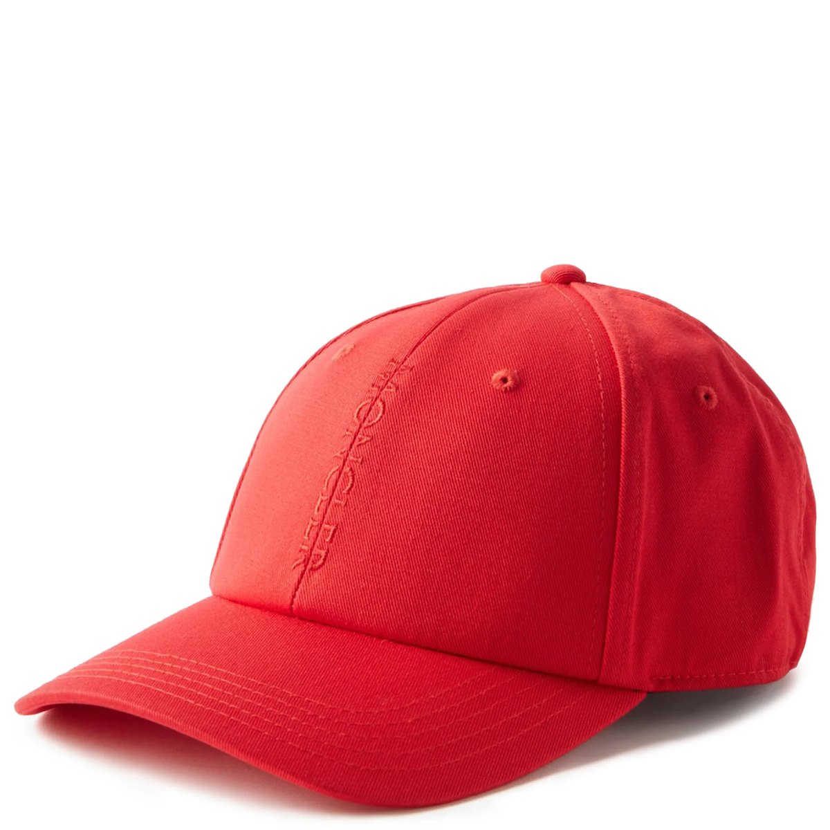 Moncler Red Split Logo Cap