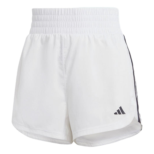 (WMNS) adidas Pacer Training 3-Stripes Woven High-Rise Shorts Asia Sizing 'White Black' IS2171