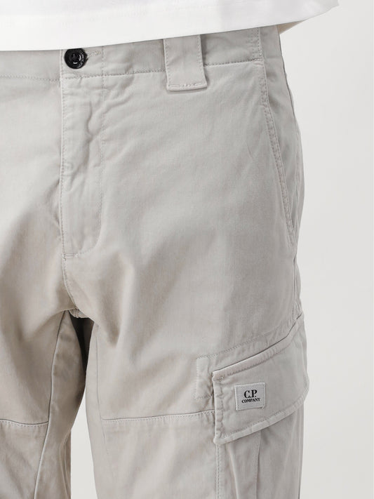 C.P. Company Cargobroek Grijs Stretch Satin
