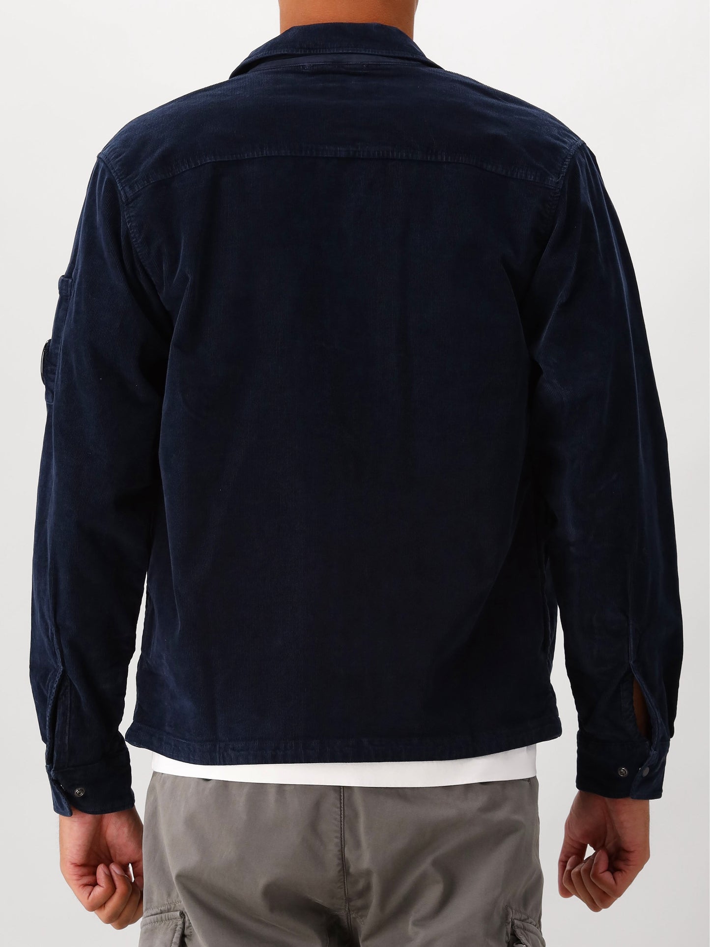 C.P. Company Overshirt Blauw Corduroy