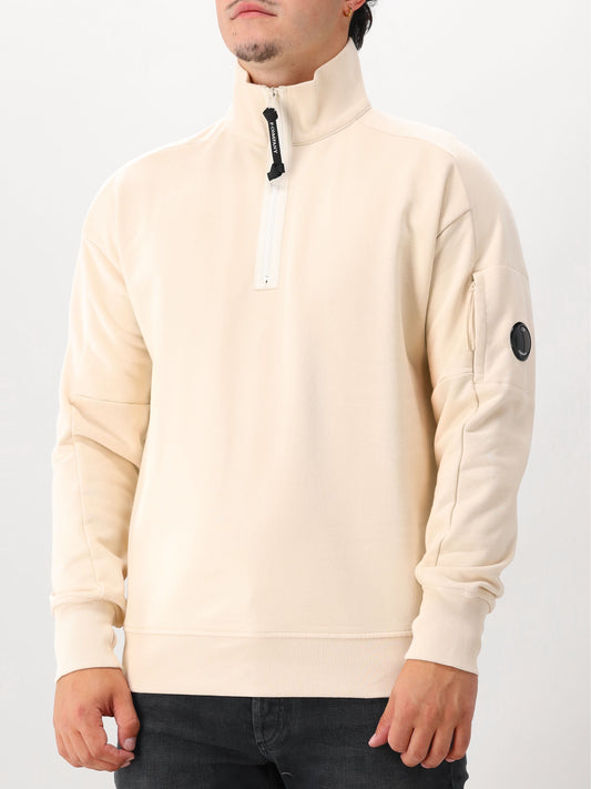 C.P. Company Sweater Beige Half Zip
