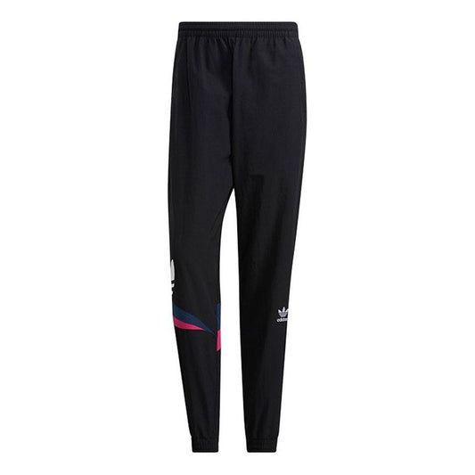 Men's adidas originals Woven Training Sports Gym Long Pants/Trousers Black H46702
