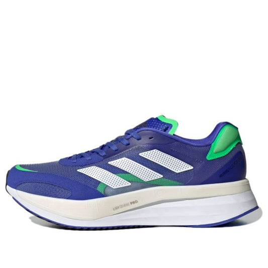 adidas Adizero Boston 10 'Sonic Ink Screaming Green' FZ2498
