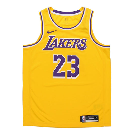 Nike LeBron James Icon Edition Swingman Los Angeles Lakers Yellow AA7099-741