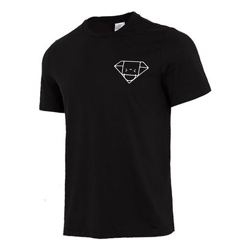 adidas Diamond Tee Short-sleeved Breathable Running Men's Black GN5114