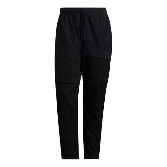 Men's adidas St Wv Cargo Pnt Casual Sports Lacing Breathable Long Pants/Trousers Black H39250