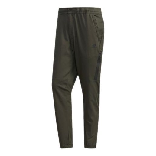 adidas AL PT TWILL Cone Slim Fit Bundle Feet Casual Sports Pants Brown FJ6763
