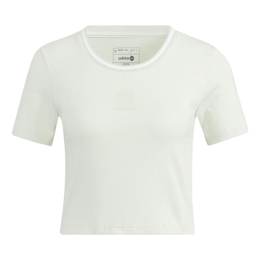 (WMNS) adidas Adult Female Basketball T-Shirt Asia Sizing 'White' HM1986