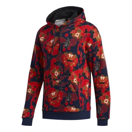 Men's adidas CNY New Year Limited Fleece Lined Red GG0774