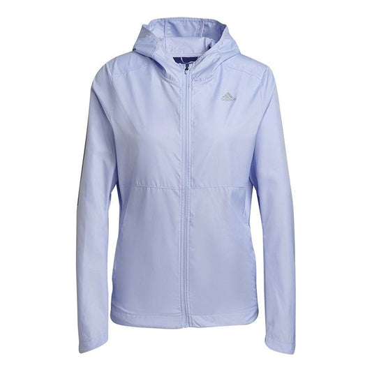 (WMNS) adidas Own The Run Jkt Sports Jacket Purple H31032