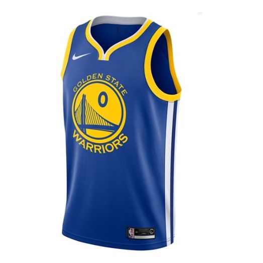 Nike NBA DeMarcus Cousins Golden State Warriors 2020/21 Icon Edition Jersey #0 864475-403