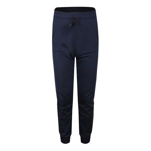 adidas neo M Ce Trackpants Solid Color Bundle Feet Casual Sports Pants Blue DZ5605