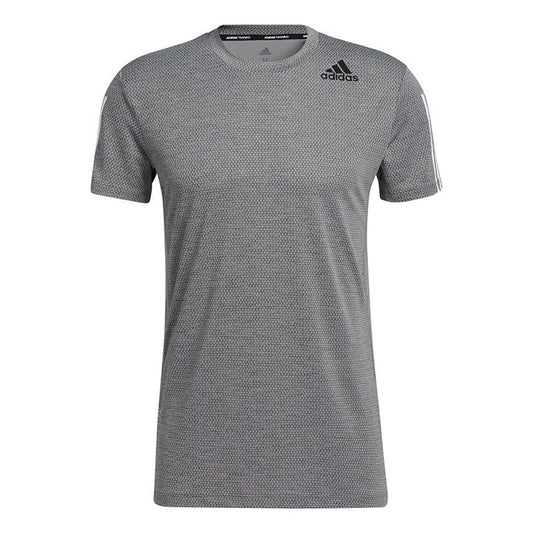 adidas Hrdy 3s Tee Training Sports Short Sleeve Gray GP7655