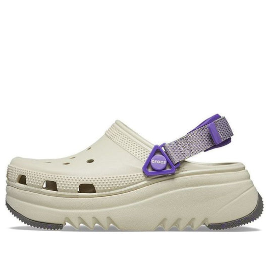 (WMNS) Crocs Classic Hiker Xscape Croslite Clogs 'Beige Purple' 208365-2CF