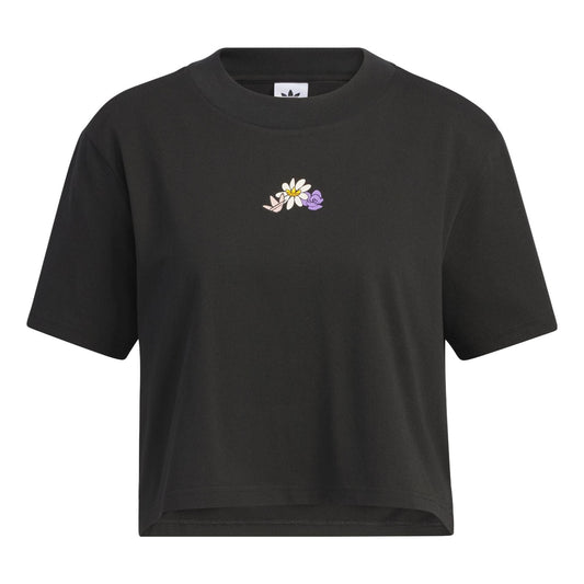 (WMNS) adidas Summer T-Shirt Asia Sizing 'Black' IK8641