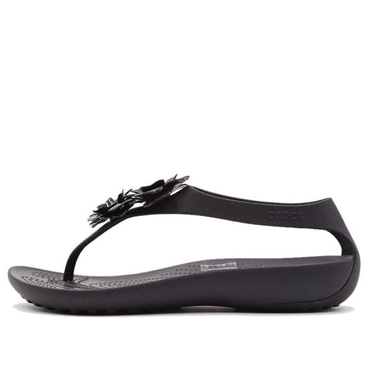 (WMNS) Crocs Breathable Cozy Lightweight Black Sandals 205600-060