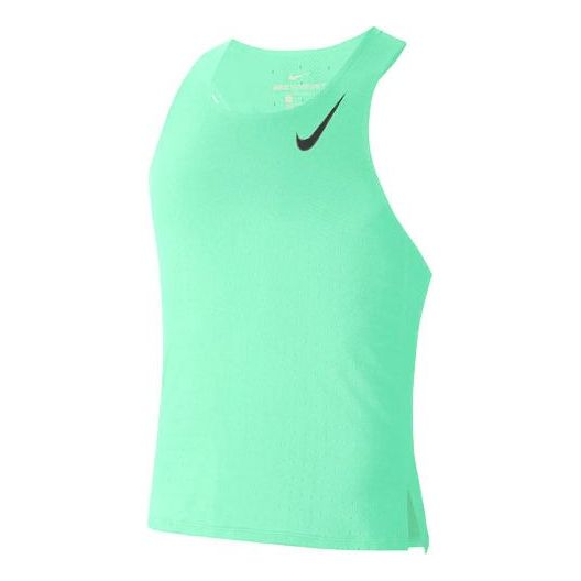 Nike AeroSwift Breathable Training Sports Running Vest Green CJ7836-342