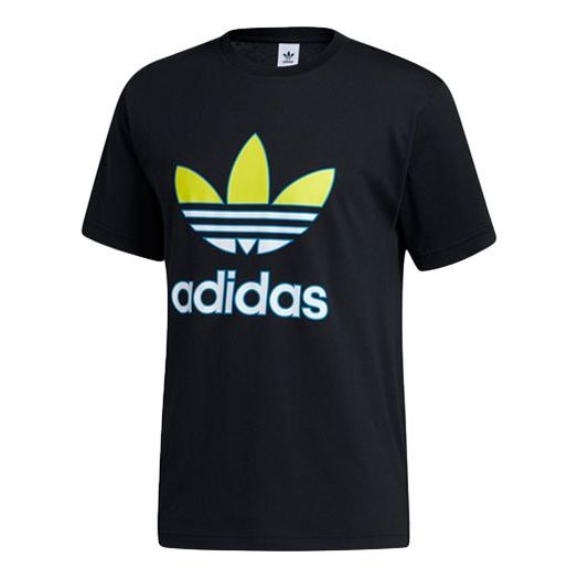 adidas originals Men s Road to Tokyo Trefoil Crew Neck Black GL5138