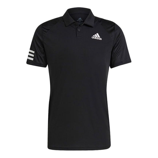 adidas Tennis Club 3-Stripes Polo Shirt Black GL5421