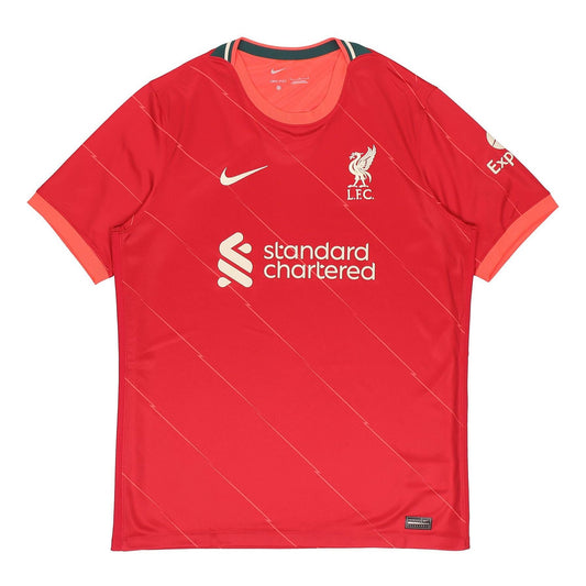Nike 21-22 Season Fan Edition Liverpool Home Casual Sports Soccer/Football Short Sleeve T-shirt Red DB2560-688