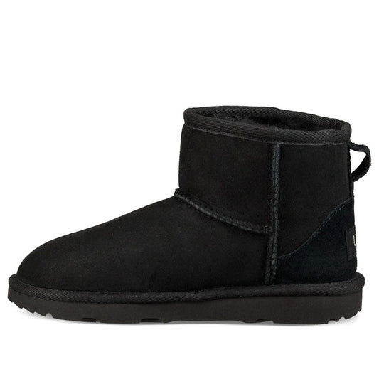 (GS) UGG Classic Mini II 'Black' 1017715K-BLK