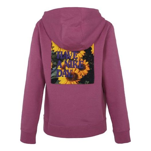 (GS) Nike B Nike Sportswear HBR STMNT HOODED PO LIGHT BORDEAUX DM8092-507