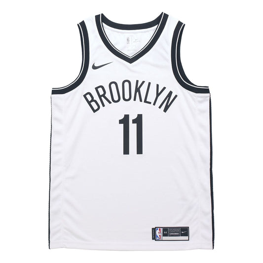 Nike NBA SW Fan Edition Brooklyn Nets Kyrie Irving 11 Basketball Sports Jersey White CW3584-105