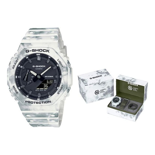 CASIO G-Shock Analog-Digital 'White' GAE-2100GC-7APR