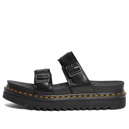 Dr. Martens Myles Brando Leather Sandals Black 23523001
