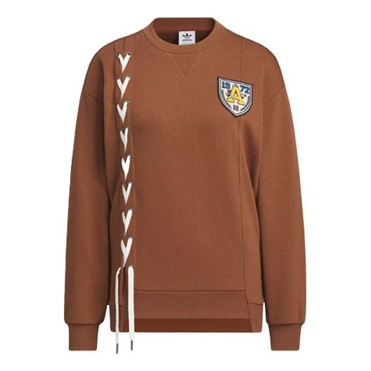 (WMNS) adidas originals Sportswear Hoodie 'tan' IN1092
