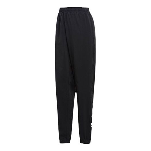 Men's adidas E Lin T Stanfrd Logo Training Bundle Feet Sports Pants/Trousers/Joggers Black DQ3099
