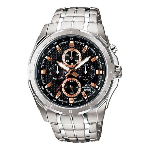 Casio Edifice Analog Watch 'Silver Metallic Black Gold' EF-328D-1A5V