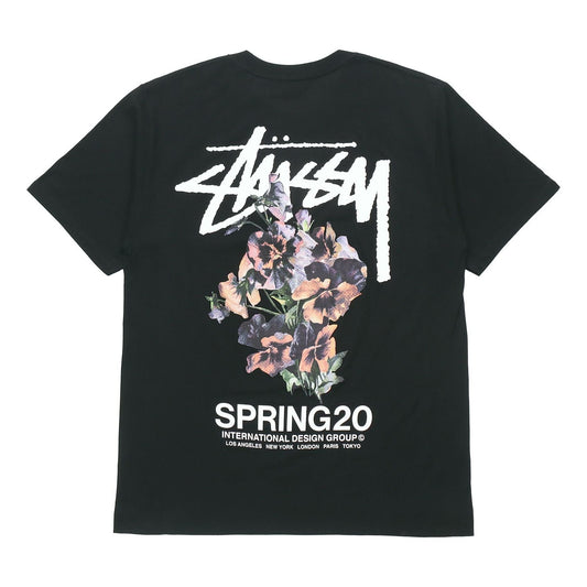 Stussy Unisex SS20 Bouquet Printing Black 1904565-BLK