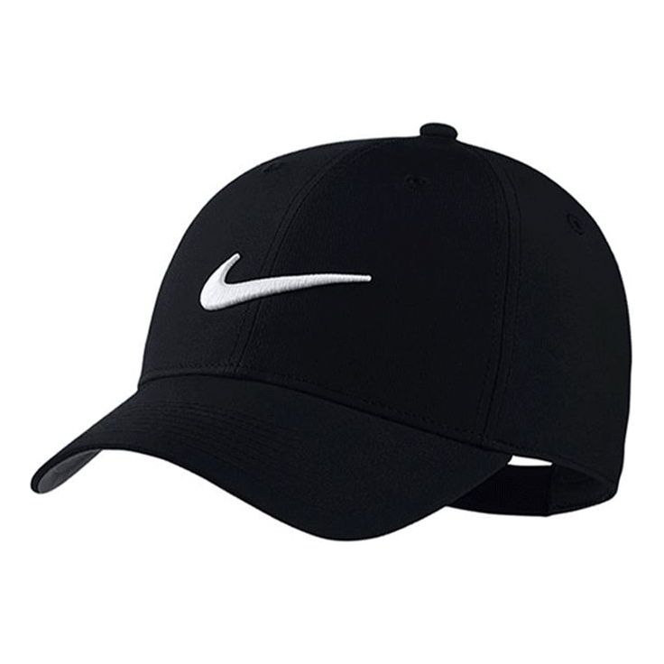 Nike Velcro Legacy 91 Golf Sports Cap Black White 892651-010