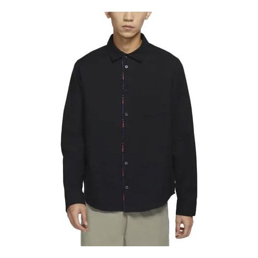 Nike Unisex SB Skateboard Long-Sleeved Shirt Black DH2661-010