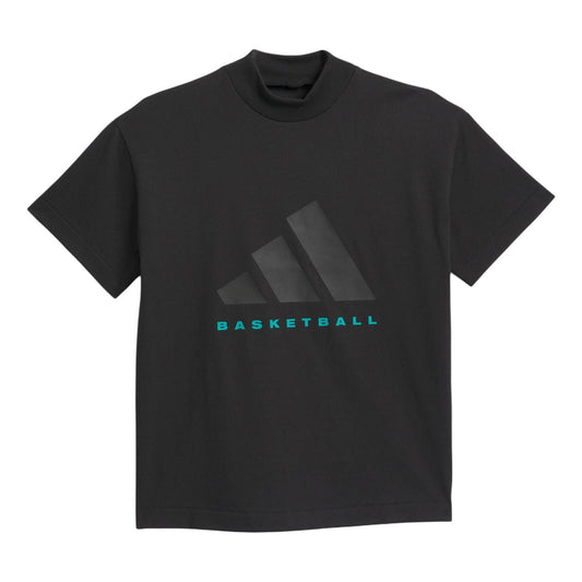 adidas Basketball Graphic T-shirt Asia Sizing 'Black' JN6073