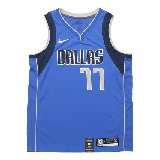 Nike NBA Jersey Luka Doncic Basketball Jersey/Vest SW Fan Edition Team limited Mavericks No. 77 Blue 864469-487