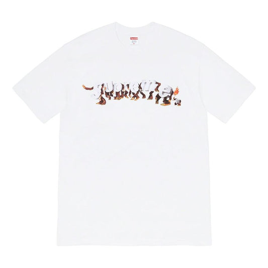 Suprem Week 8 Apes Tee Logo Alphabet Printing Round Neck Short Sleeve Unisex SUP-SS21-633