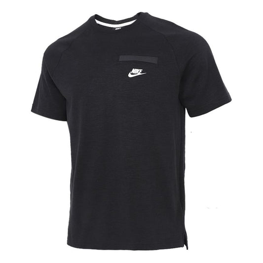 Nike Sports Training Loose Breathable Round Neck Short Sleeve Black CZ9867-010