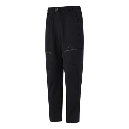 Men's adidas Athleisure Casual Sports Running Training Woven Long Pants/Trousers Black H40207
