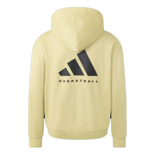 adidas Basketball Sueded Hoodie 'Halo Gold' IN7706